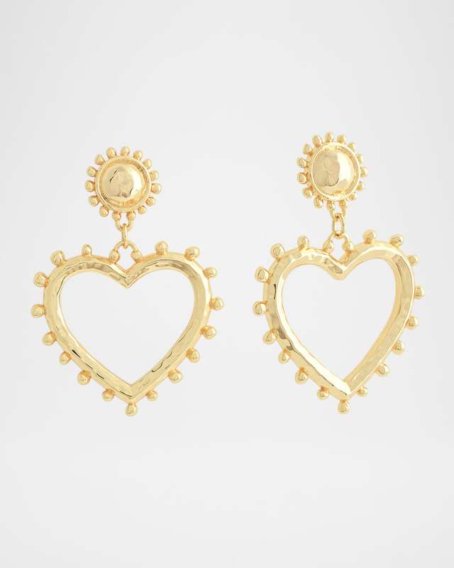 Heart Drop Earrings